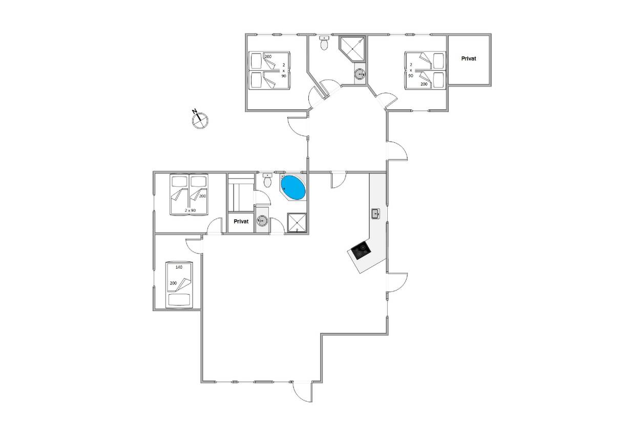 Vorschaubild von Ferienhaus GW63 in Vejers Strand - Westjütland