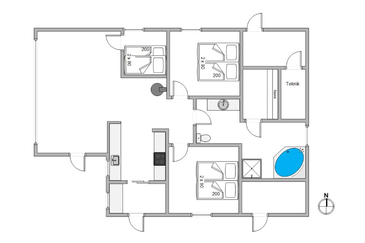 Vorschaubild von Ferienhaus HC25 in Hvide Sande - Westjütland