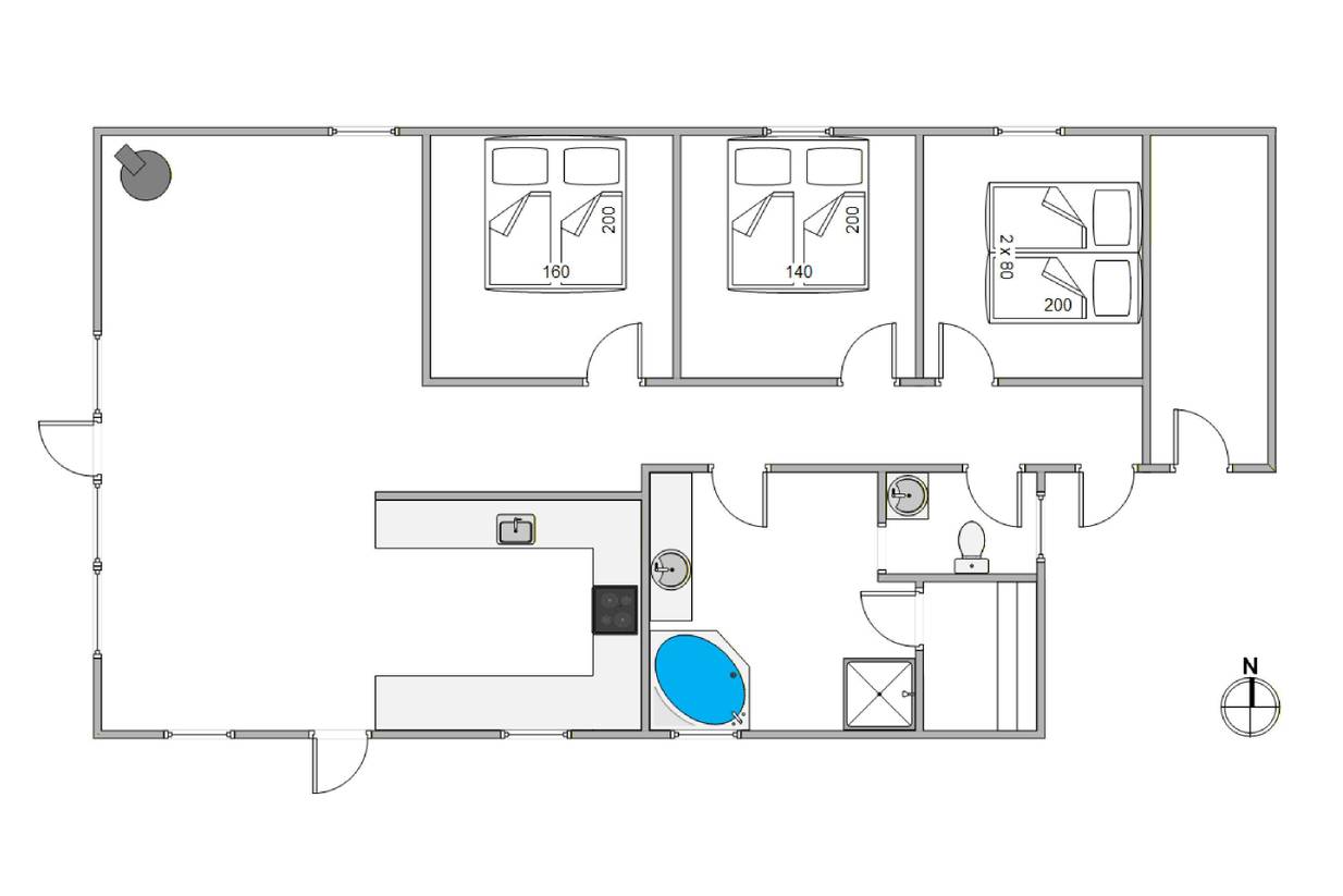 Vorschaubild von Ferienhaus HC47 in Klegod - Westjütland
