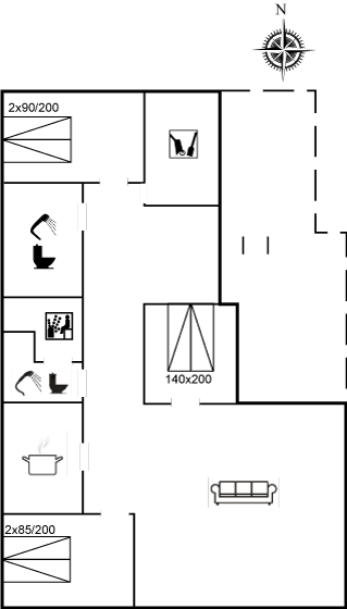 Vorschaubild von Ferienhaus HD43 in Lakolk - Rømø