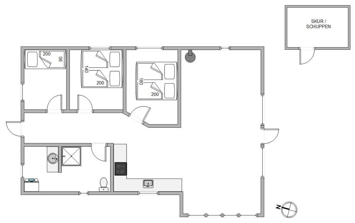 Vorschaubild von Ferienhaus HD77 in Bjerregård - Westjütland