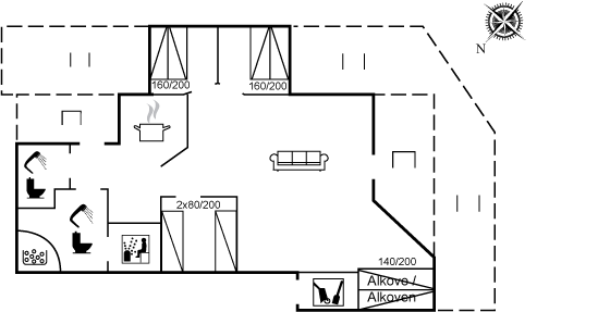 Vorschaubild von Ferienhaus HF60 in Ejsingholm - Thy/Limfjord