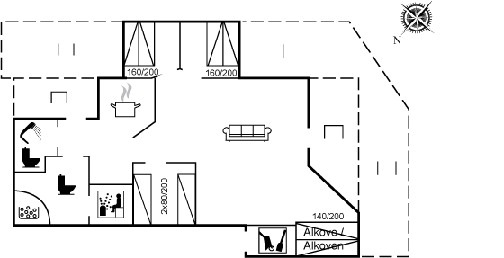 Vorschaubild von Ferienhaus HF60 in Ejsingholm - Thy/Limfjord