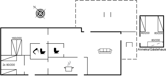 Vorschaubild von Ferienhaus HG40 in Hjarbæk - Thy/Limfjord