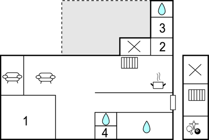 Vorschaubild von Ferienhaus HG68 auf Kalvehave - Südseeland