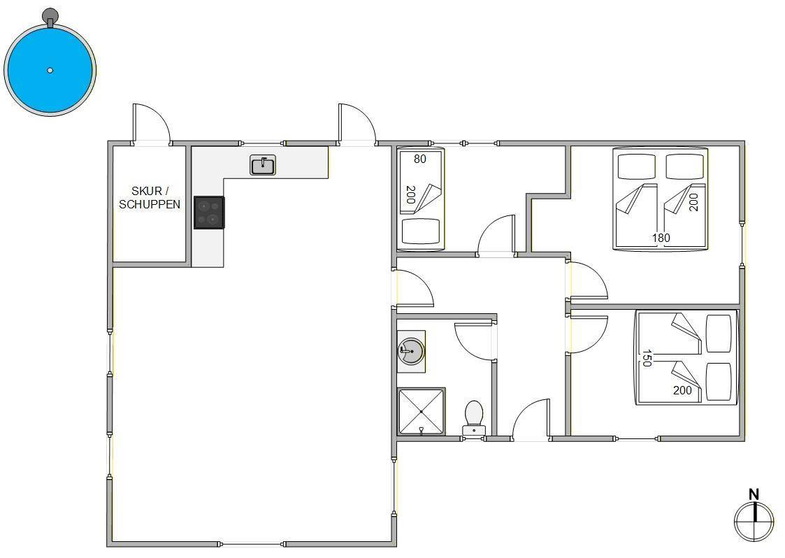 Vorschaubild von Ferienhaus HI69 in Haurvig - Årgab - Westjütland