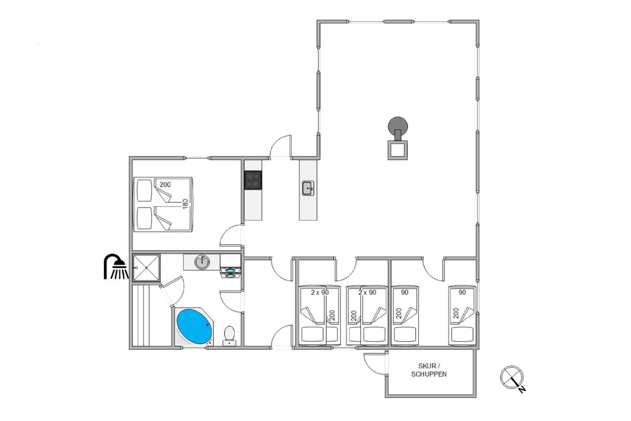 Vorschaubild von Ferienhaus HI98 in Vester Husby - Westjütland