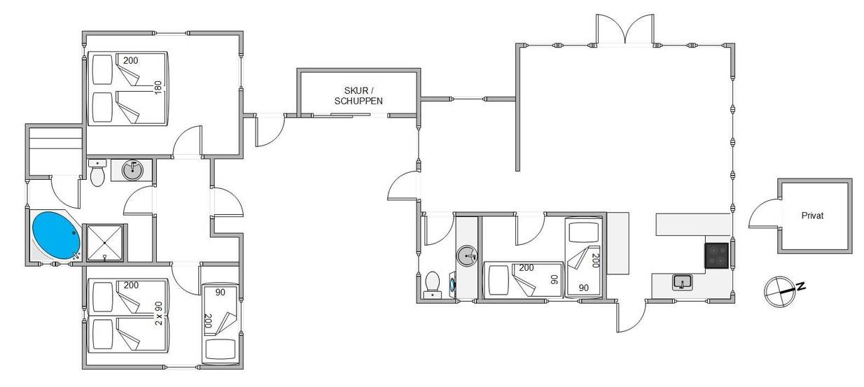 Vorschaubild von Ferienhaus HK91 in Grærup - Vejers Strand - Westjütland