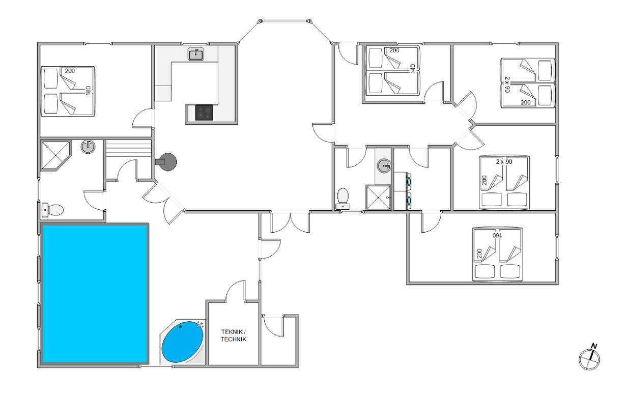 Vorschaubild von Ferienhaus HN78 in Ho - Blåvand - Westjütland