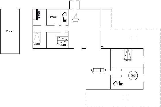 Vorschaubild von Ferienhaus HR21 in Nr. Lyngby - Løkken - Nordjütland