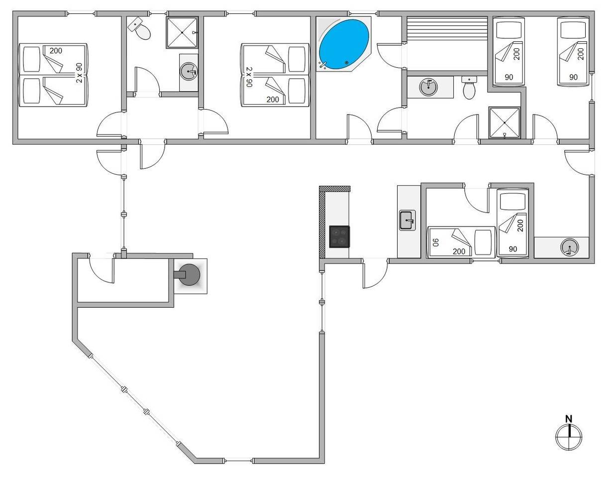 Vorschaubild von Ferienhaus HR22 in Bjerregård - Westjütland