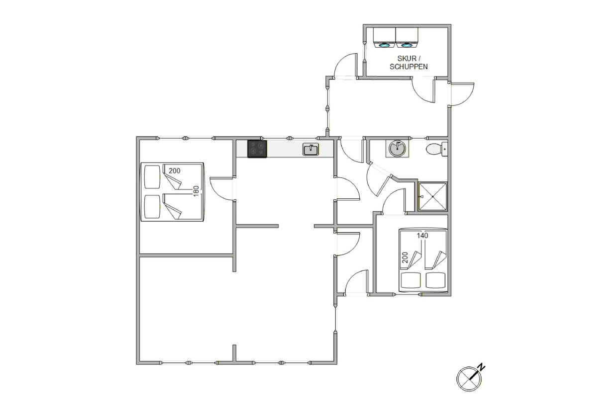 Vorschaubild von Ferienhaus HR98 in Hvide Sande - Westjütland