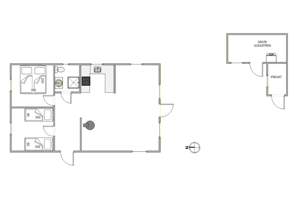 Vorschaubild von Ferienhaus HS25 in Houstrup - Westjütland