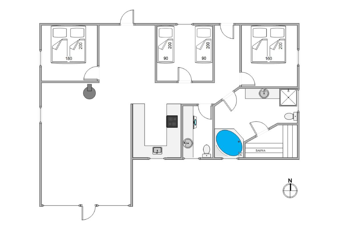 Vorschaubild von Ferienhaus HU61 in Søndervig - Westjütland