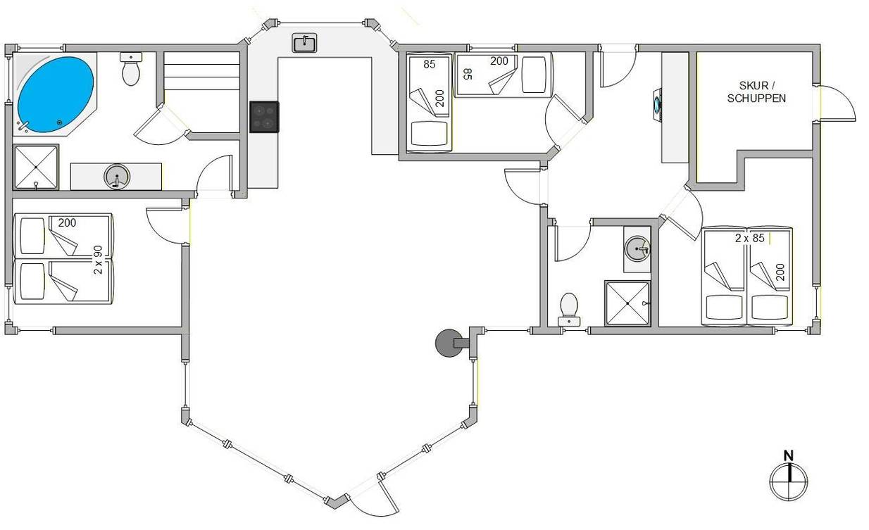 Vorschaubild von Ferienhaus IA71 in Bjerregård - Westjütland