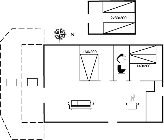 Vorschaubild von Ferienhaus IC74 in Ho - Blåvand - Westjütland