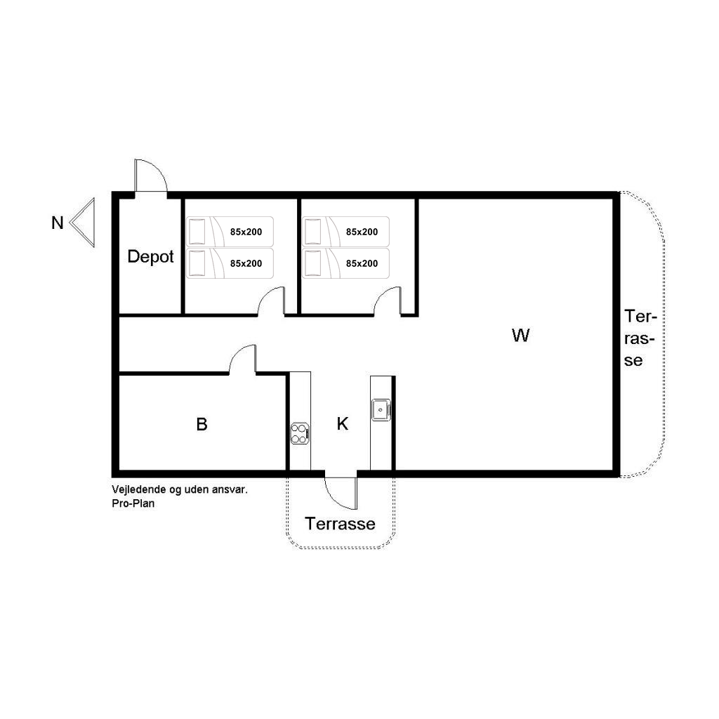 Vorschaubild von Ferienhaus IC80 in Henne Strand - Westjütland