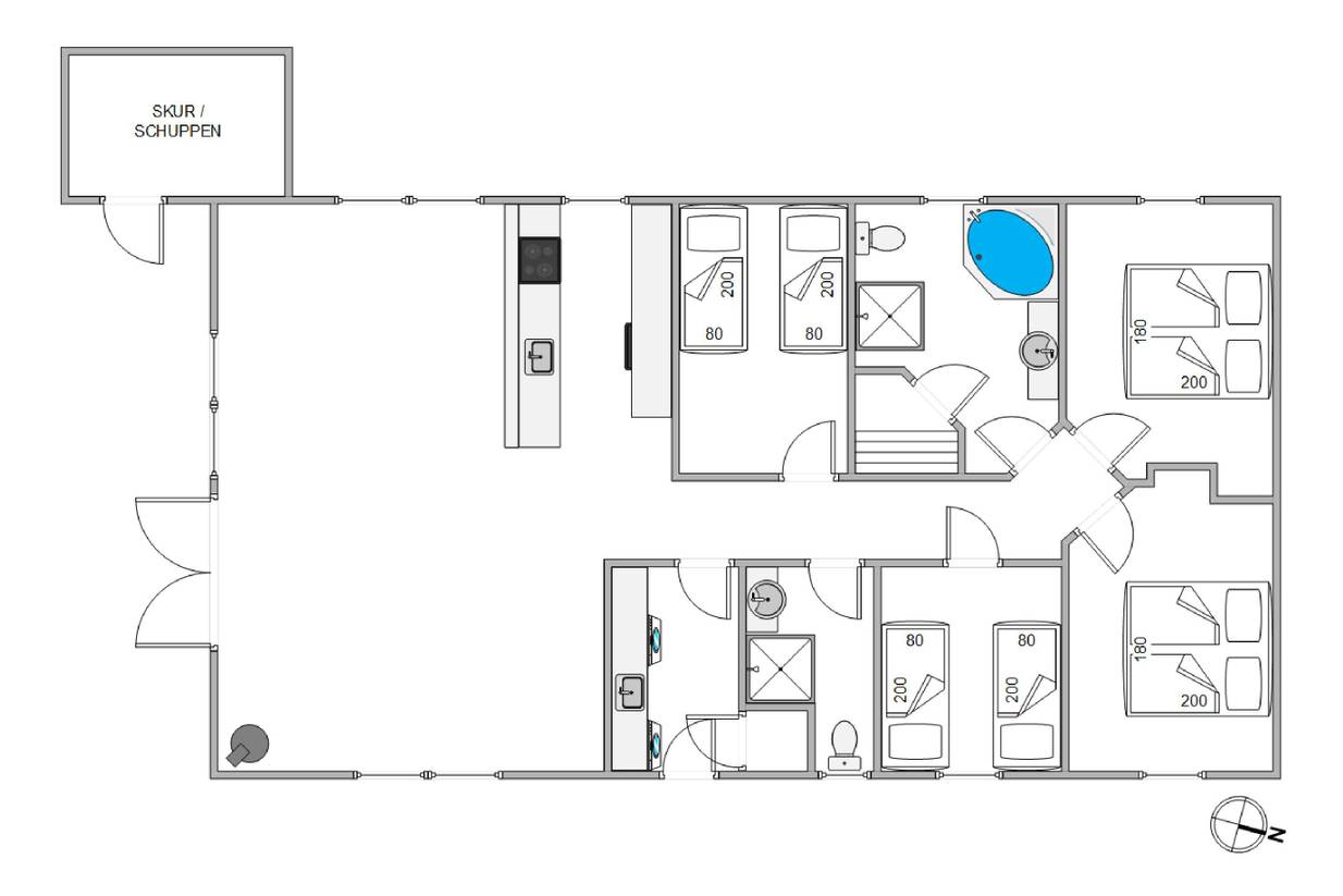 Vorschaubild von Ferienhaus ID75 in Søndervig - Westjütland