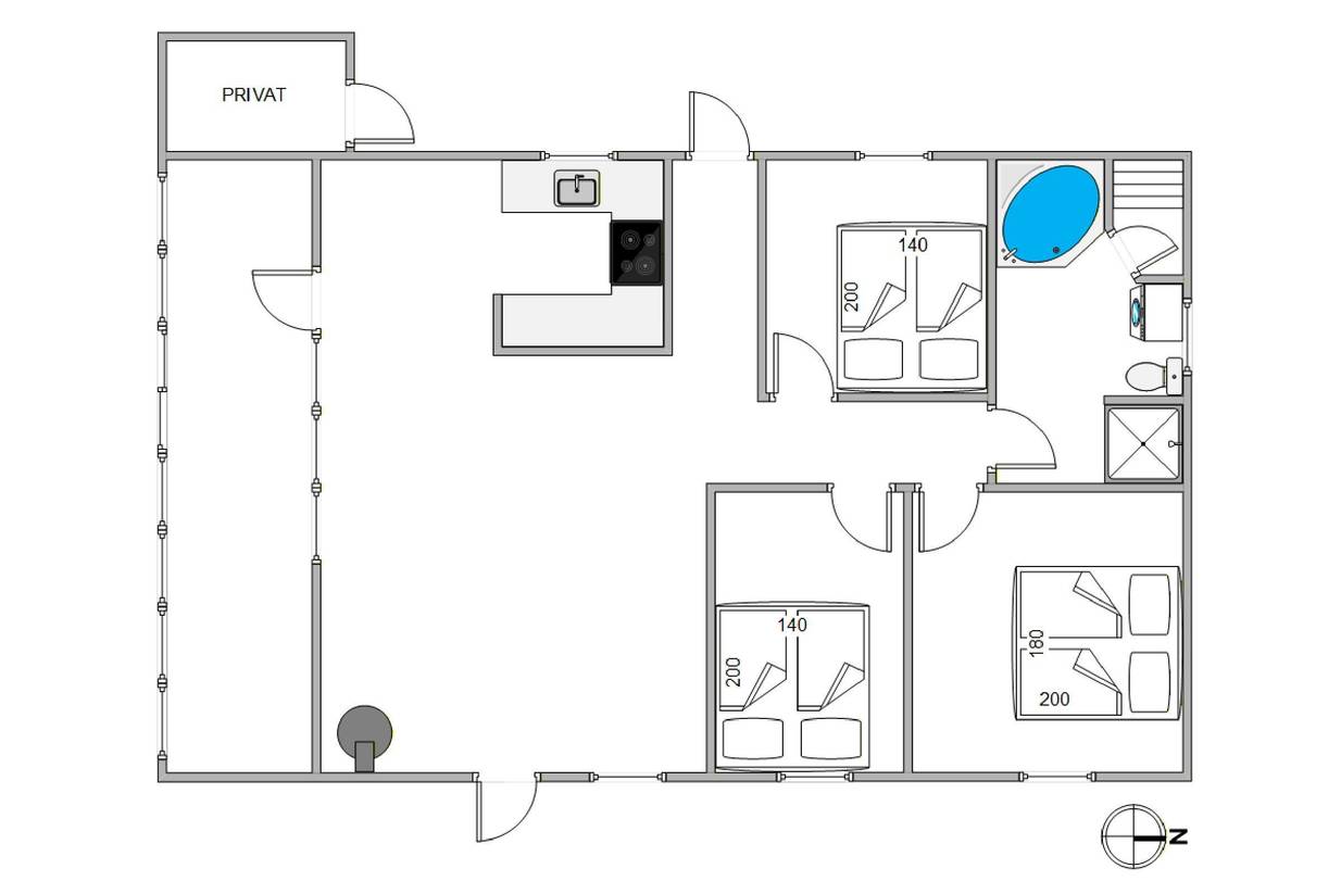 Vorschaubild von Ferienhaus ID99 in Søndervig - Westjütland