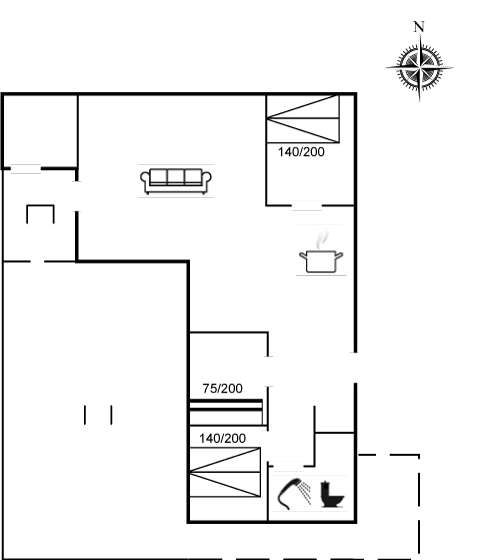 Vorschaubild von Ferienhaus IO44 in Saltum - Blokhus - Nordjütland