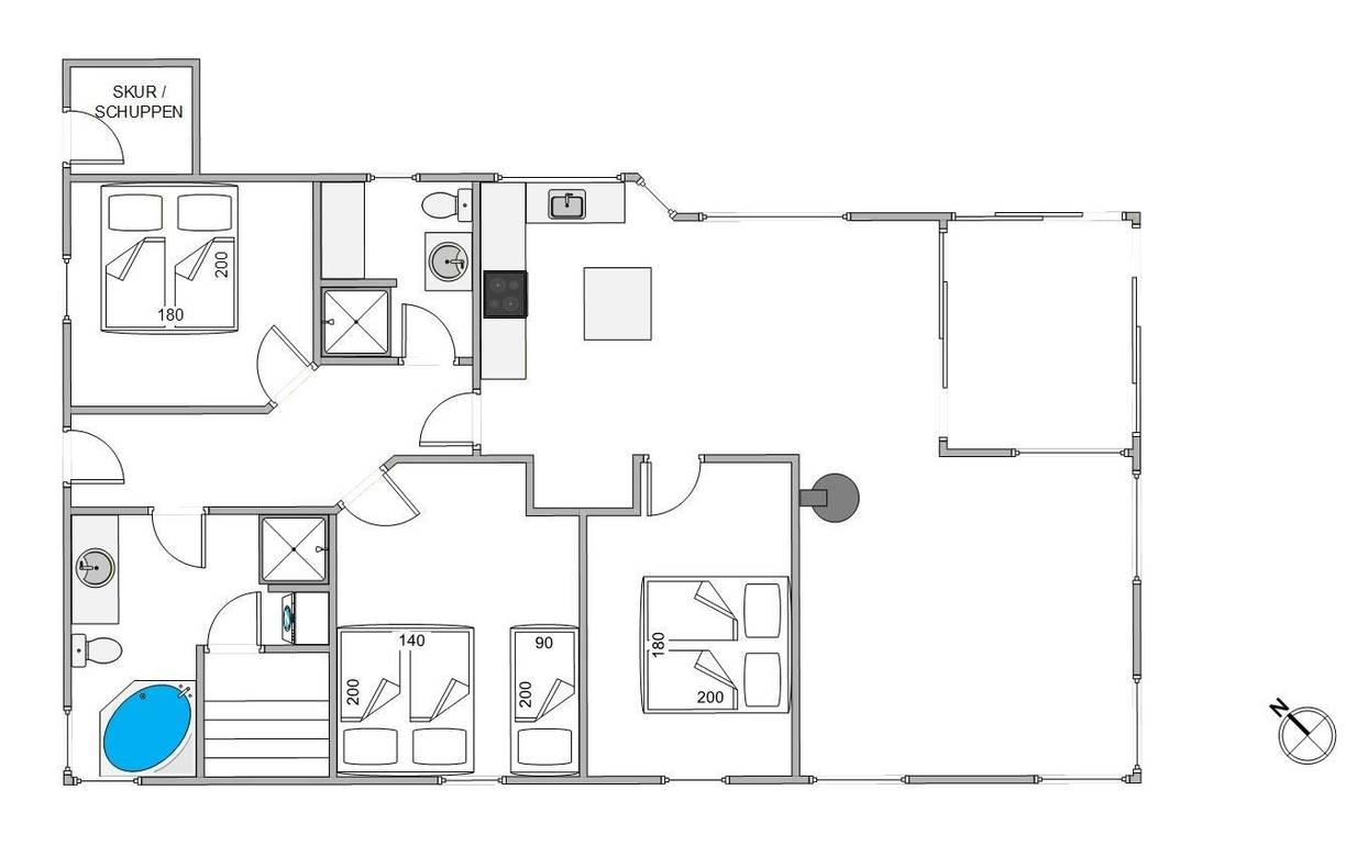 Vorschaubild von Ferienhaus IQ49 in Skaven - Westjütland