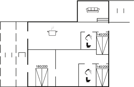 Vorschaubild von Ferienhaus IS28 auf Aakirkeby - Bornholm