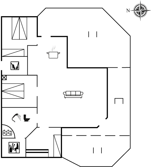 Vorschaubild von Ferienhaus IU43 in Toftum - Rømø