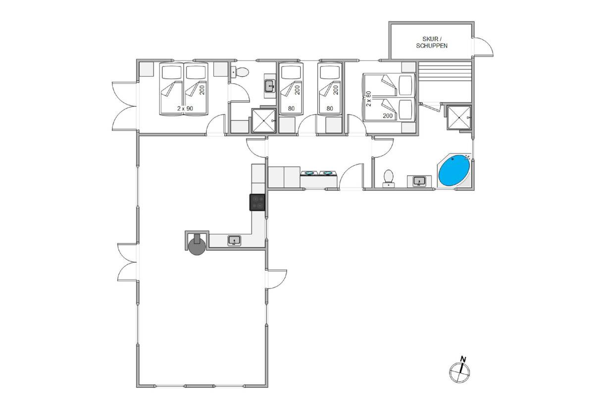 Vorschaubild von Ferienhaus IW51 in Søndervig - Westjütland
