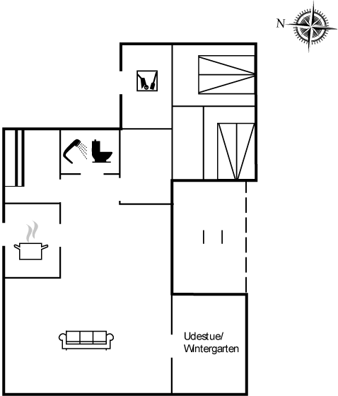 Vorschaubild von Ferienhaus IW90 in Nr. Lyngby - Løkken - Nordjütland