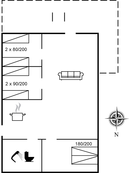 Vorschaubild von Ferienhaus IZ24 in Dueodde - Bornholm