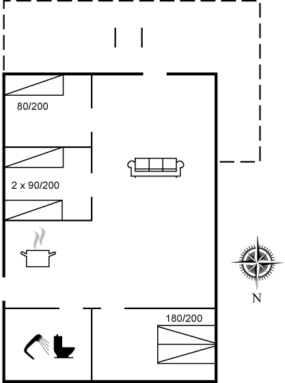 Vorschaubild von Ferienhaus IZ24 in Dueodde - Bornholm