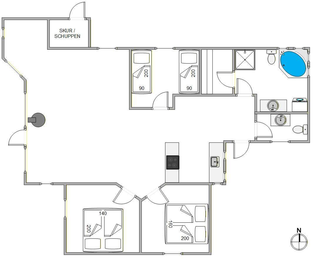 Vorschaubild von Ferienhaus JA82 in Bjerregård - Westjütland