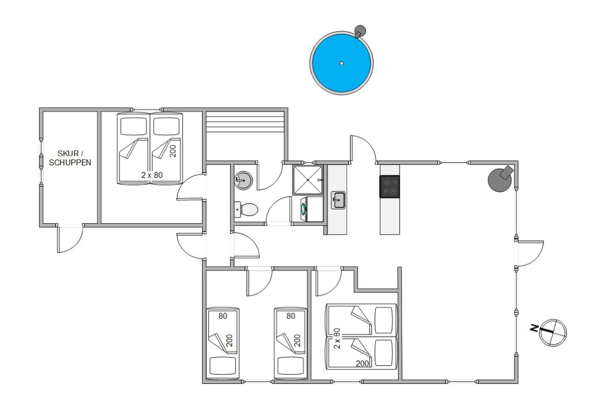 Vorschaubild von Ferienhaus JE38 in Houstrup - Westjütland