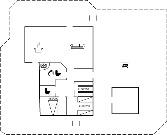 Vorschaubild von Ferienhaus JG75 in Nr. Lyngby - Løkken - Nordjütland