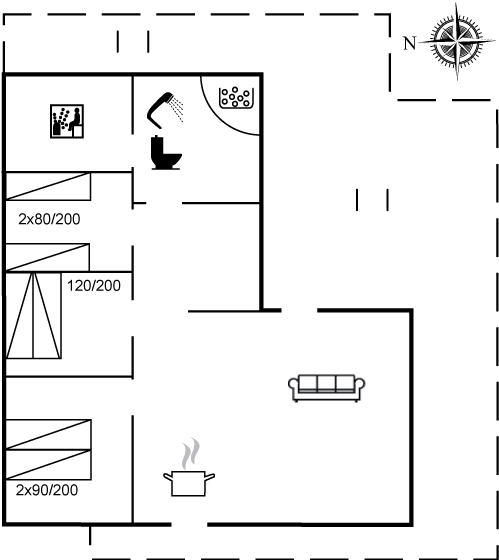Vorschaubild von Ferienhaus JG83 in Bjerregård - Westjütland
