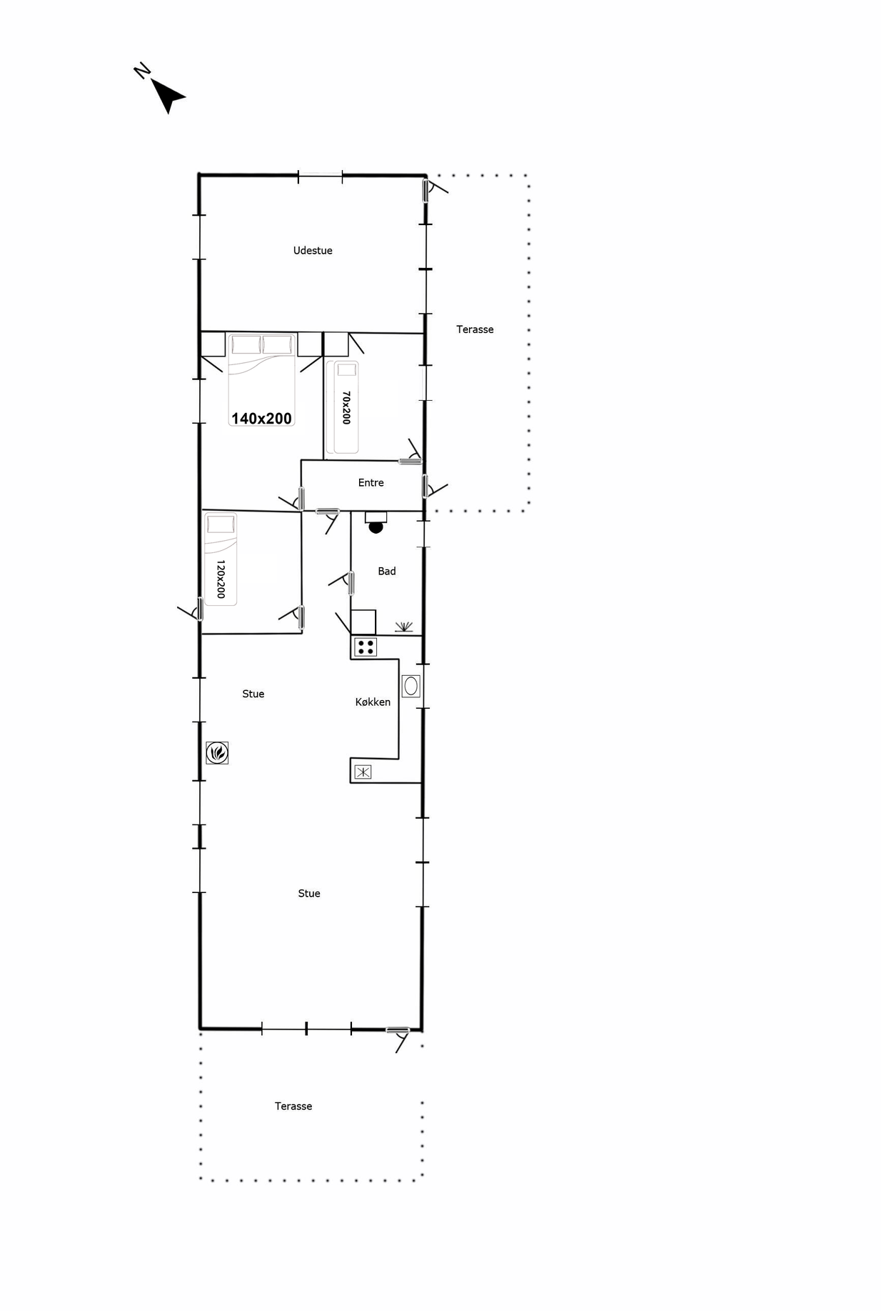 Vorschaubild von Ferienhaus JH53 in Henne Strand - Westjütland
