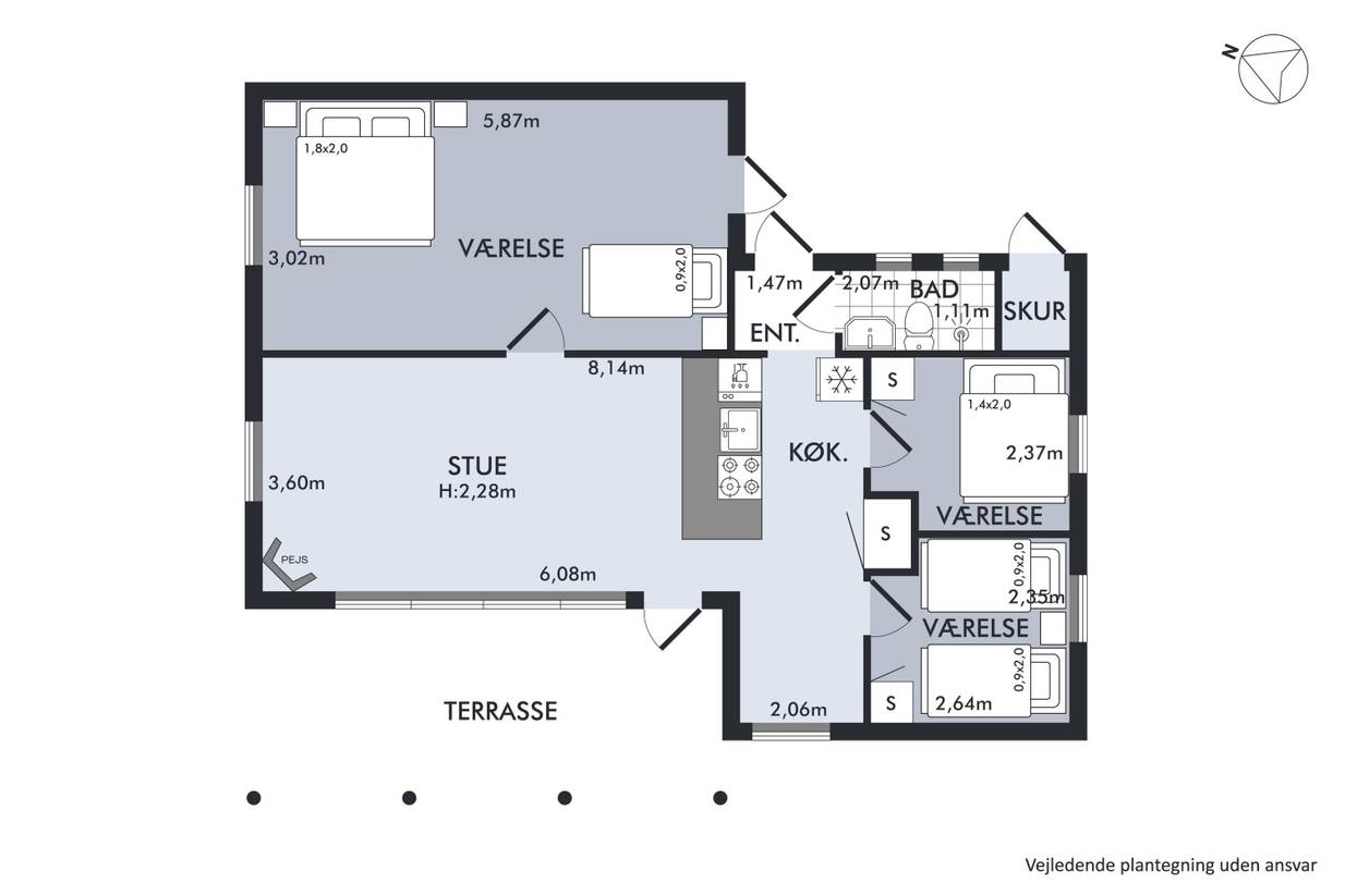Vorschaubild von Ferienhaus JH81 in Øer - Ebeltoft - Ostjütland