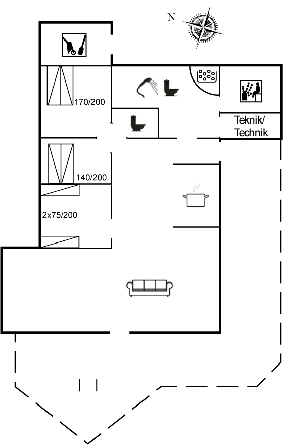 Vorschaubild von Ferienhaus JM84 in Vrist - Vejlby Klit - Westjütland
