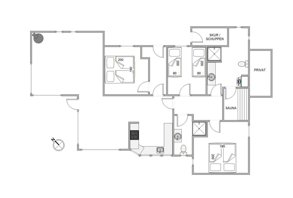 Vorschaubild von Ferienhaus JP44 in Henne Strand - Westjütland