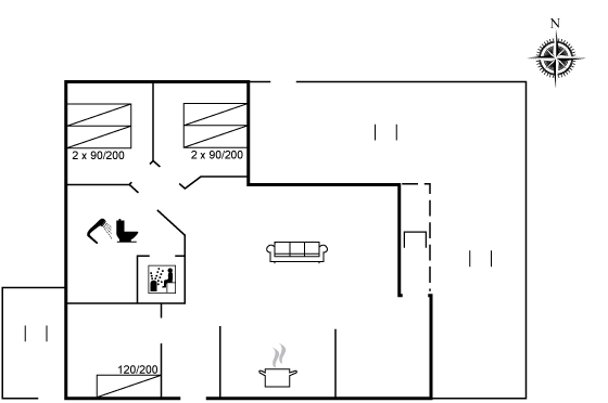 Vorschaubild von Ferienhaus JU05 in Lakolk - Rømø