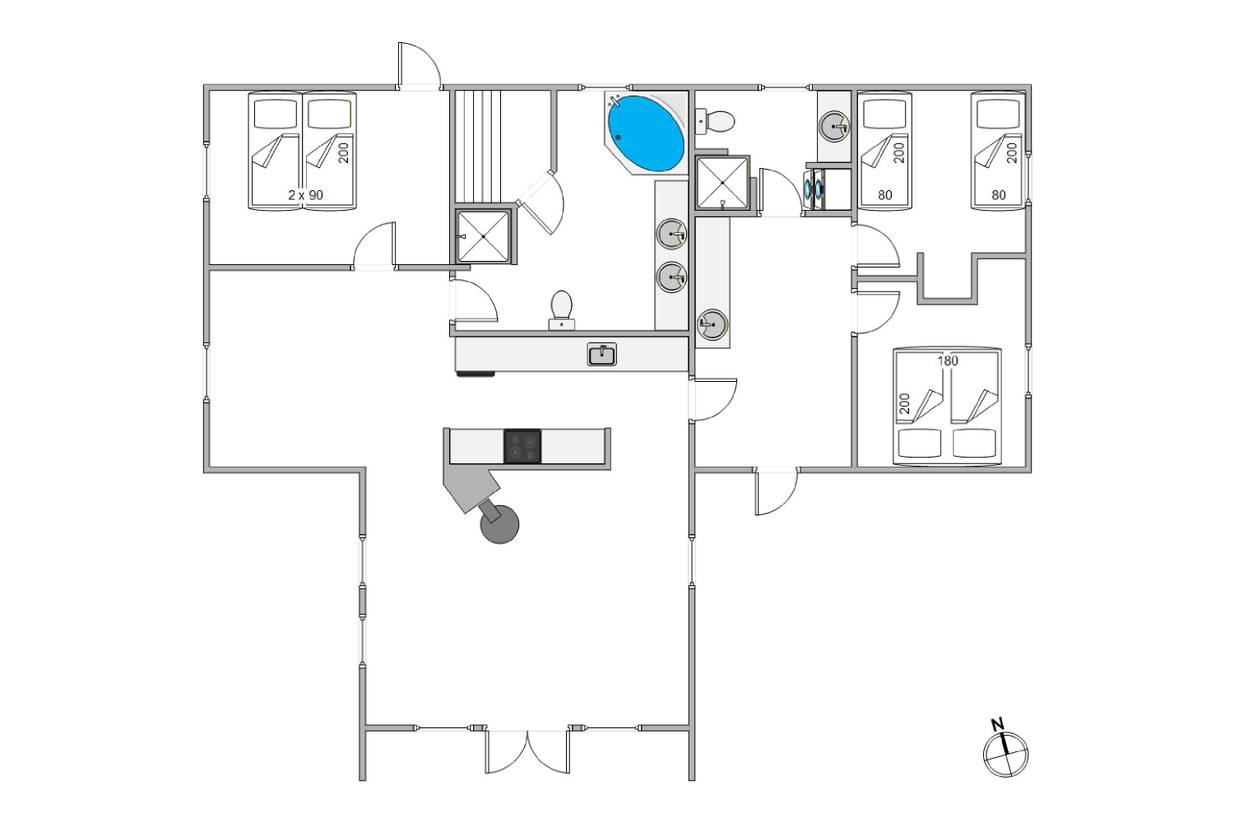 Vorschaubild von Ferienhaus JU32 in Houvig - Søndervig - Westjütland