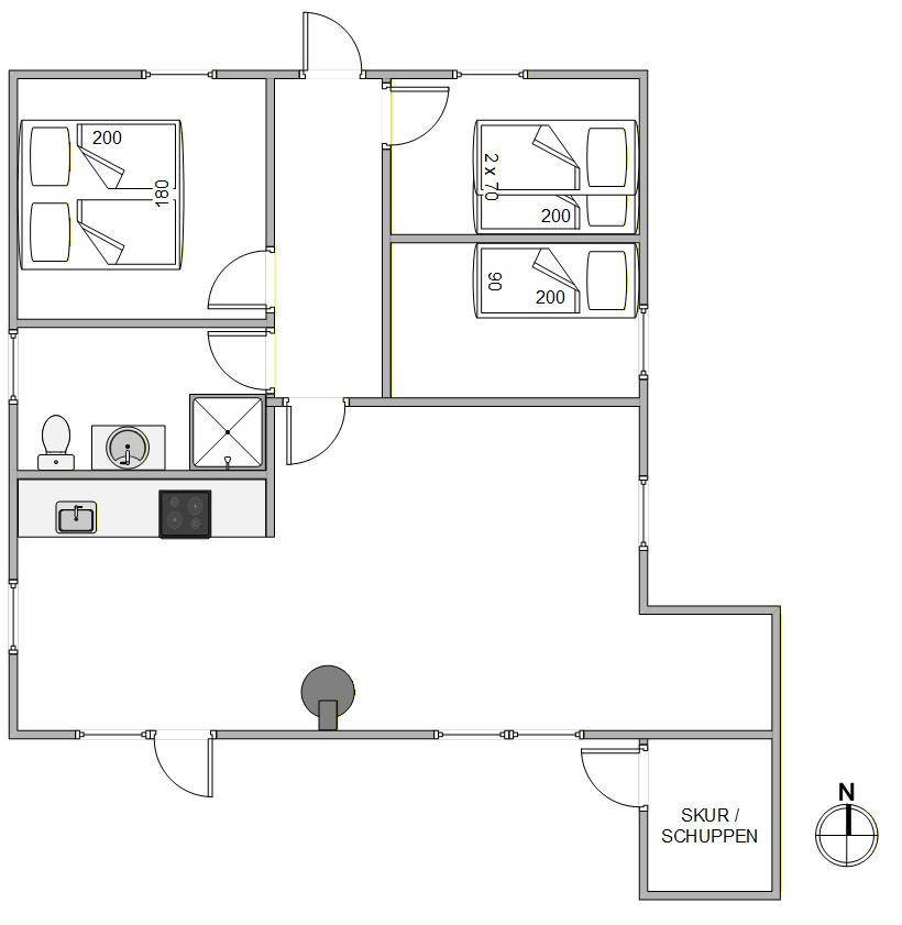 Vorschaubild von Ferienhaus JV55 in Bjerregård - Westjütland