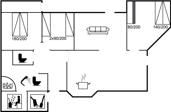 Vorschaubild von Ferienhaus KC21 in Klitmøller - Thy/Limfjord