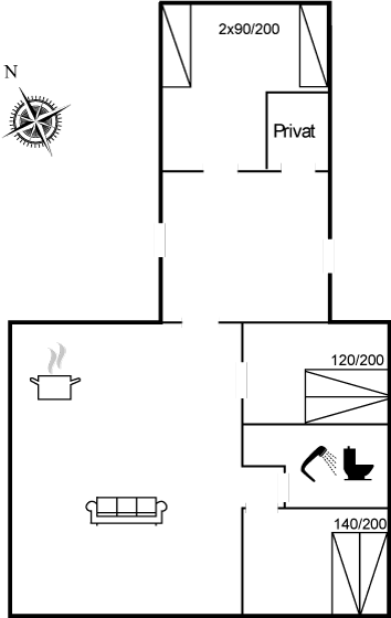 Vorschaubild von Ferienhaus KD25 in Fuglslev - Ebeltoft - Ostjütland