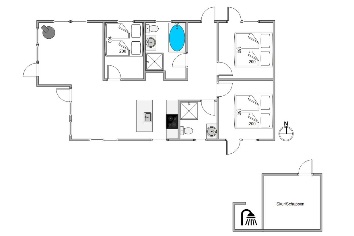 Vorschaubild von Ferienhaus KD82 in Houstrup - Westjütland