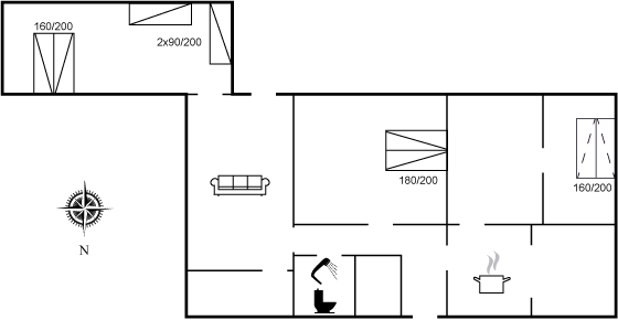 Vorschaubild von Ferienhaus KE98 in Skærbæk - Südjütland