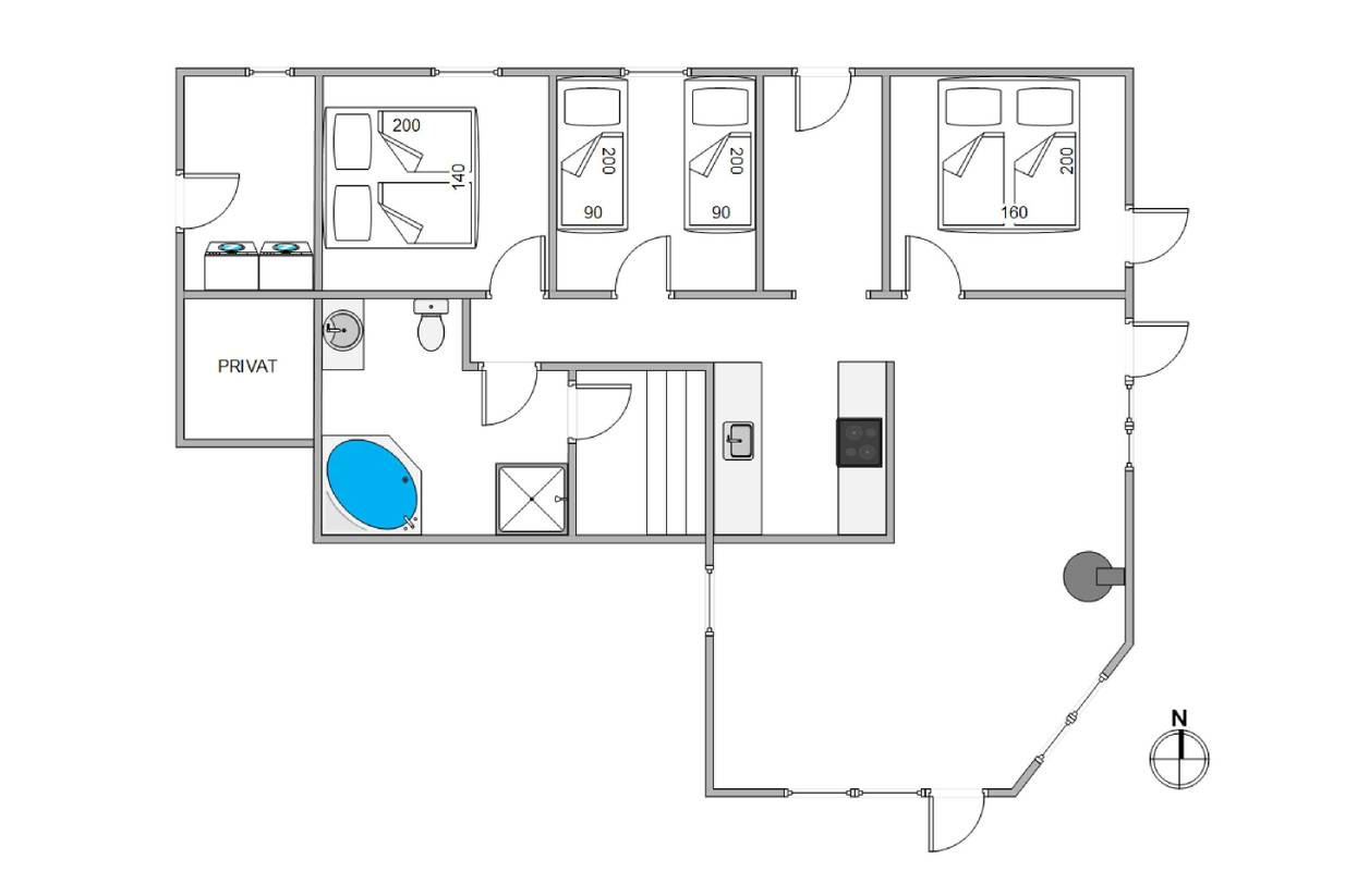 Vorschaubild von Ferienhaus KF93 in Årgab - Westjütland