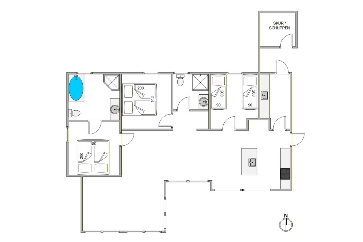 Vorschaubild von Ferienhaus KG51 in Houstrup - Westjütland