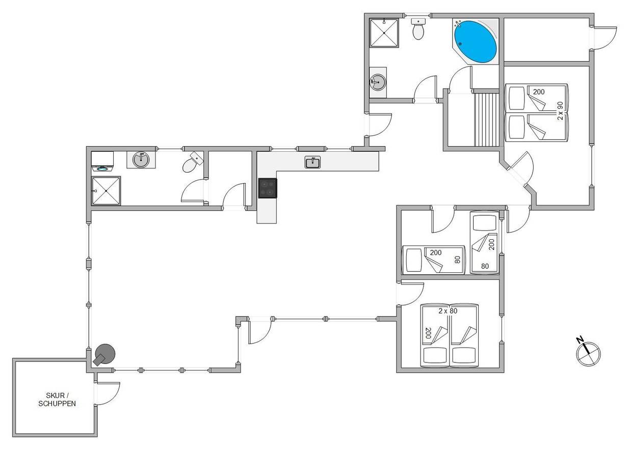 Vorschaubild von Ferienhaus KJ48 in Bjerregård - Westjütland