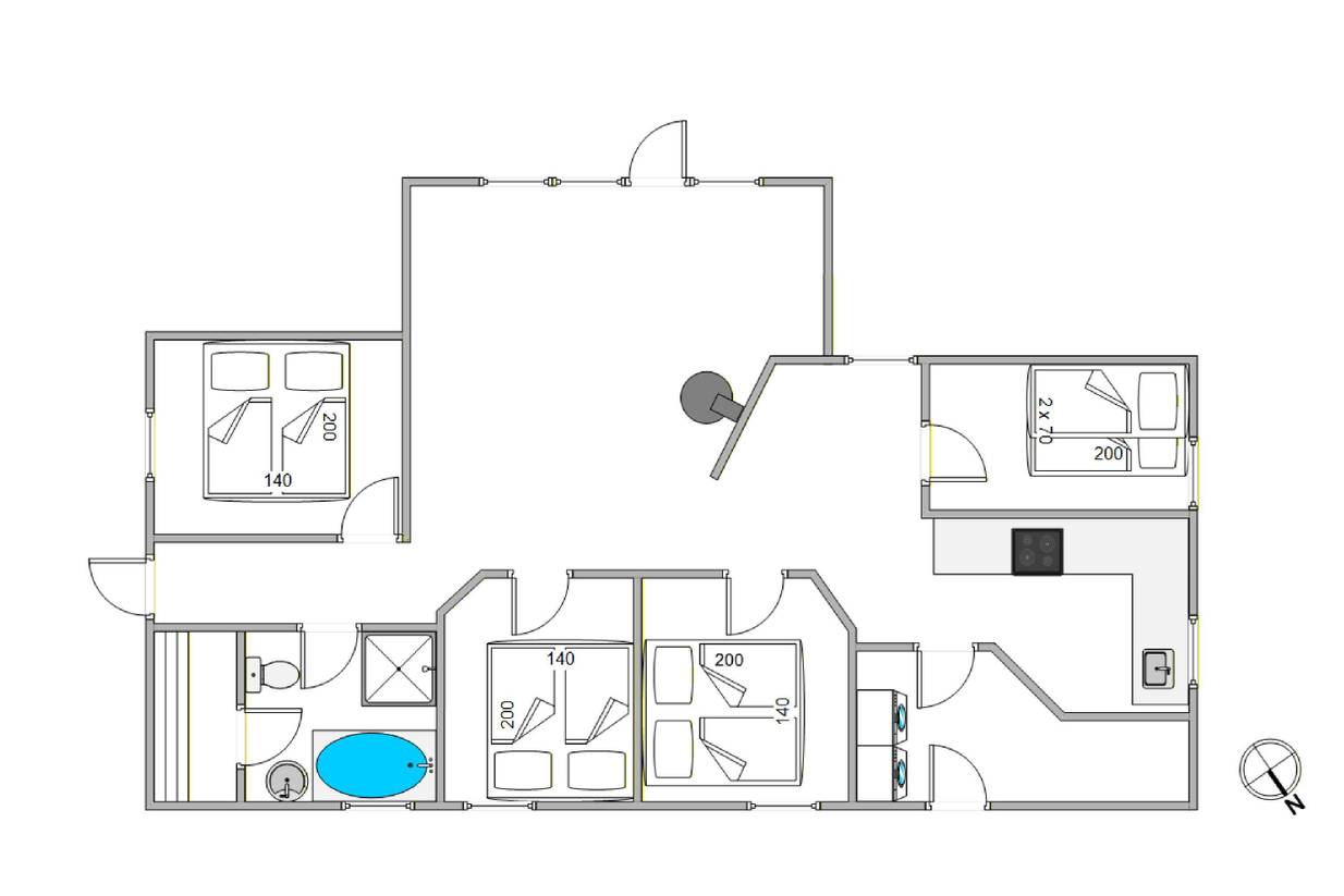 Vorschaubild von Ferienhaus KJ73 in Blåvand - Westjütland